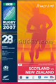 Scotland v New Zealand 2007 rugby  Programmes